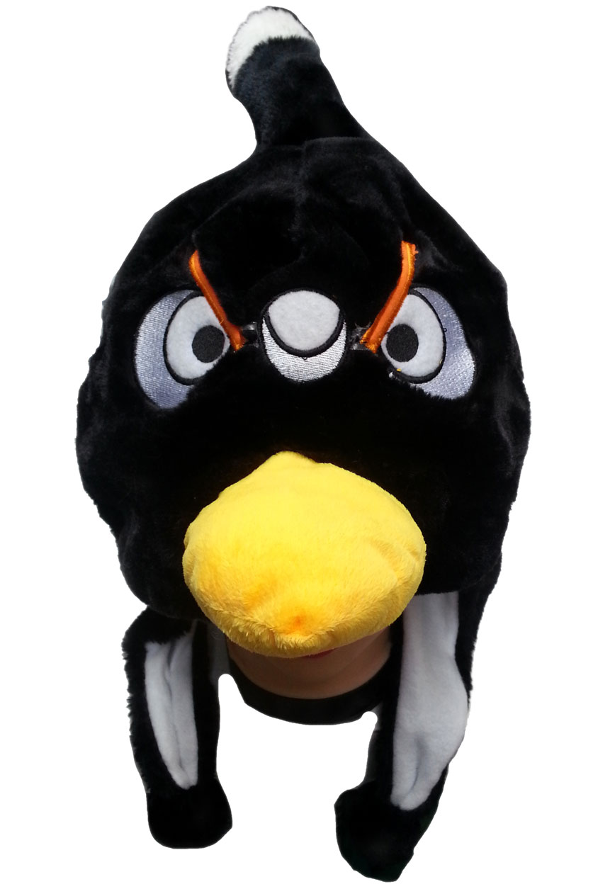 Angry Bird Hat in Black